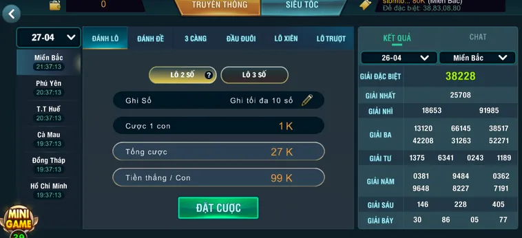 Trải Nghiệm Lô Đề 1 Ăn 900 Tại B52 Club Với Tỷ Lệ Thắng Cực Lớn