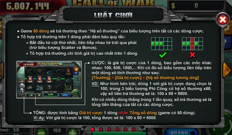 Chinh Phục Siêu Phẩm Nổ Hũ Call Of War Tại B52 Club Đẳng Cấp Nhất