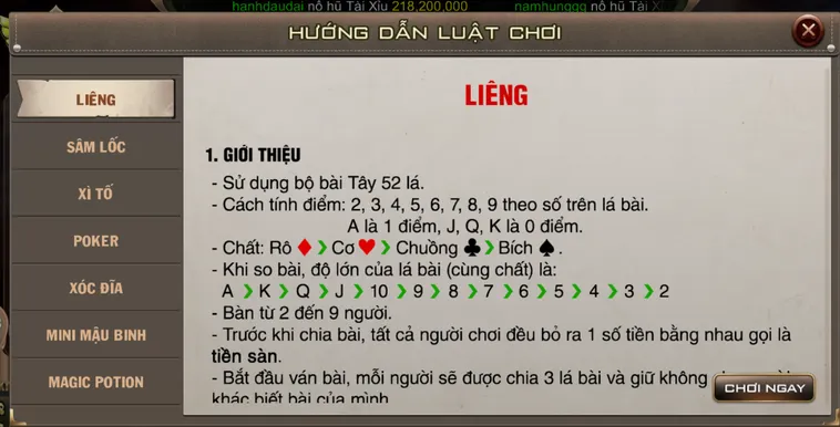Liêng Tại B52 Club Sảnh Bài Dân Gian Đỉnh Cao Với Cơ Hội Thắng Cược Cực Lớn