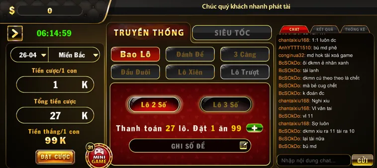 Lô Đề 1 Ăn 99 Tại B52 Club Đấu Trường Săn Số Đỉnh Cao Cho Cao Thủ