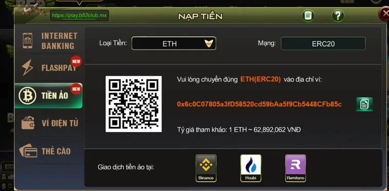 Hướng Dẫn Cách Nạp Tiền B52 Club Siêu Tốc Nhận Khuyến Mãi Khủng Mỗi Ngày