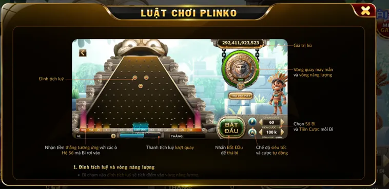 Plinko Tại B52 Club Đấu Trường Giải Trí Tốc Độ Cao Cho Các Game Thủ