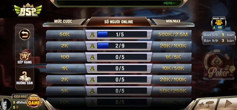 Poker Tại B52 Club Sảnh Bài Chiến Thuật Đỉnh Cao Dành Cho Những Cao Thủ Săn Thưởng