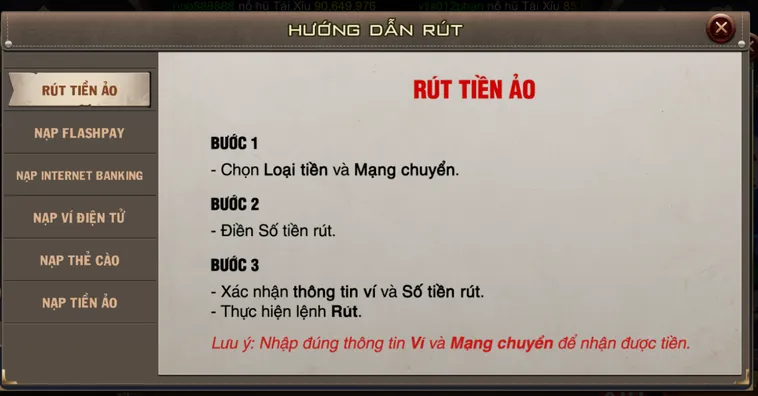 Hướng Dẫn Rút Tiền Qua Ví Điện Tử Tại B52 Club Nhanh Chóng An Toàn Và Minh Bạch Tuyệt Đối