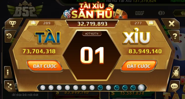 Casino Tài Xỉu Tại B52 Club Đấu Trường Săn Thưởng Đẳng Cấp Với Tỷ Lệ Khủng